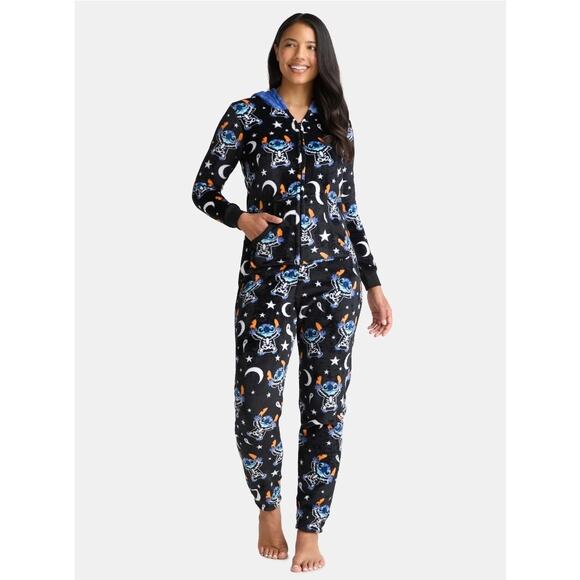 Disney Stitch Women's Graphic Union Suit, Size XS/XCH (0-2) - Picture 3 of 4